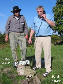 Klaus und Gerd bei der Himmerich Aktivierung